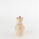 Moulin à sel géométrique (petit) - Bois naturel Moulin à sel géométrique (petit) - Bois naturel