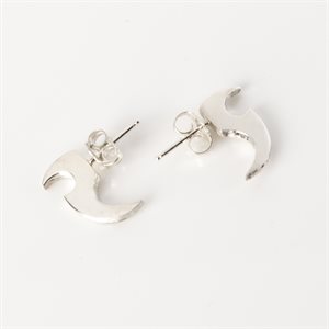 Clou d'oreille effet griffe contrecourbée