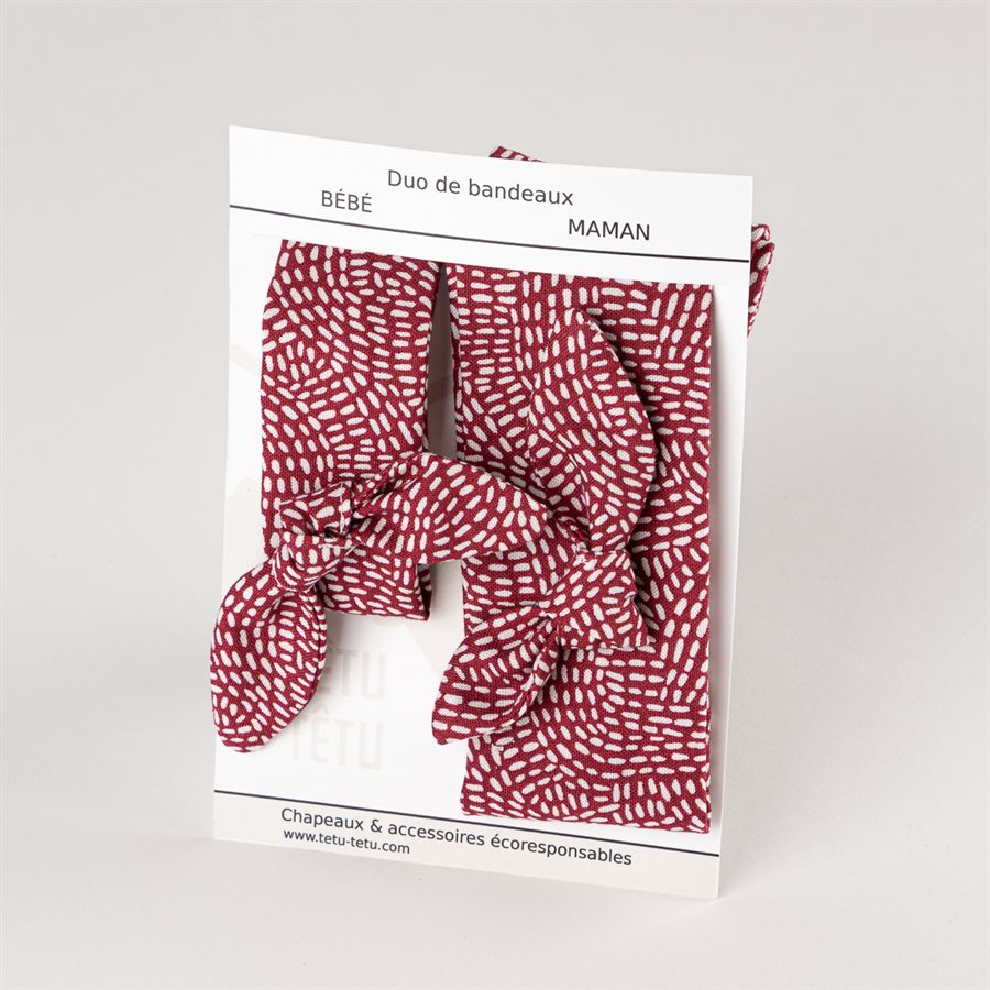 Duo de bandeaux pour bébé et maman