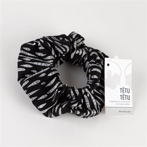 Scrunchie hair tie in upcycled fabrics