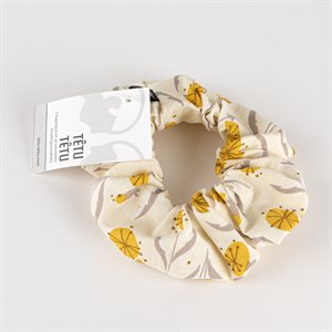 Scrunchie hair tie in upcycled fabrics