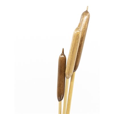 Trio de quenouilles en bois Trio de quenouilles en bois