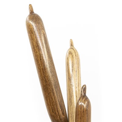 Trio de quenouilles en bois Trio de quenouilles en bois