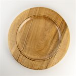 Turned maple wood rotating tray