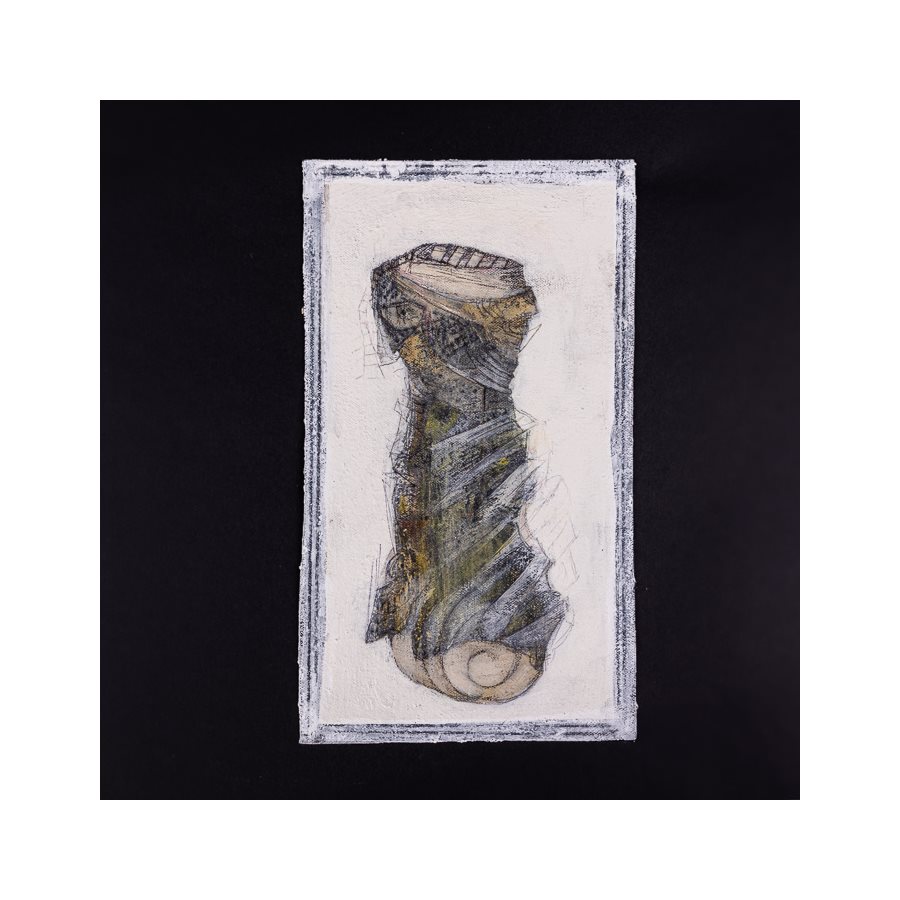 Proue-esse 2, acrylique encre et crayon, sous-plastique Proue-esse 2, acrylique encre et crayon, sous-plastique