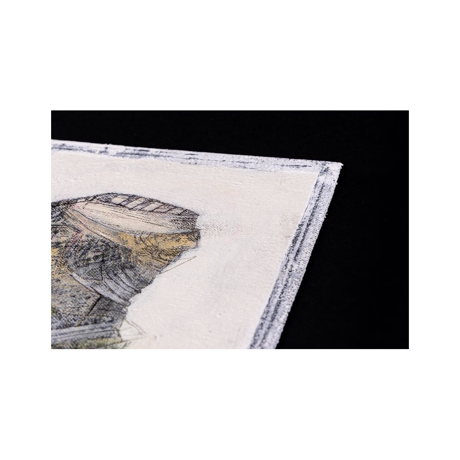Proue-esse 2, acrylique encre et crayon, sous-plastique Proue-esse 2, acrylique encre et crayon, sous-plastique