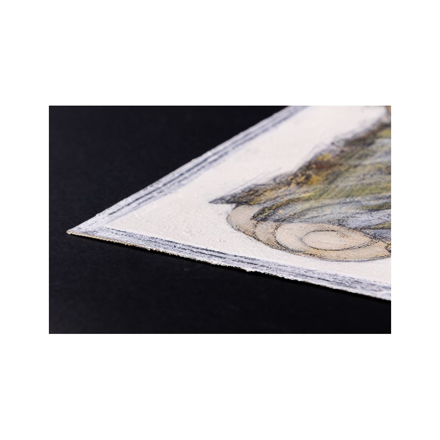 Proue-esse 2, acrylique encre et crayon, sous-plastique Proue-esse 2, acrylique encre et crayon, sous-plastique