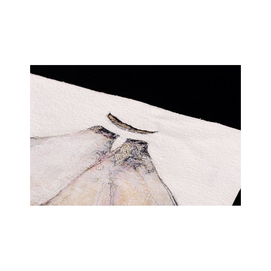 Les zencriers torses, acrylique encre crayon, sous-plastique Les zencriers torses, acrylique encre crayon, sous-plastique