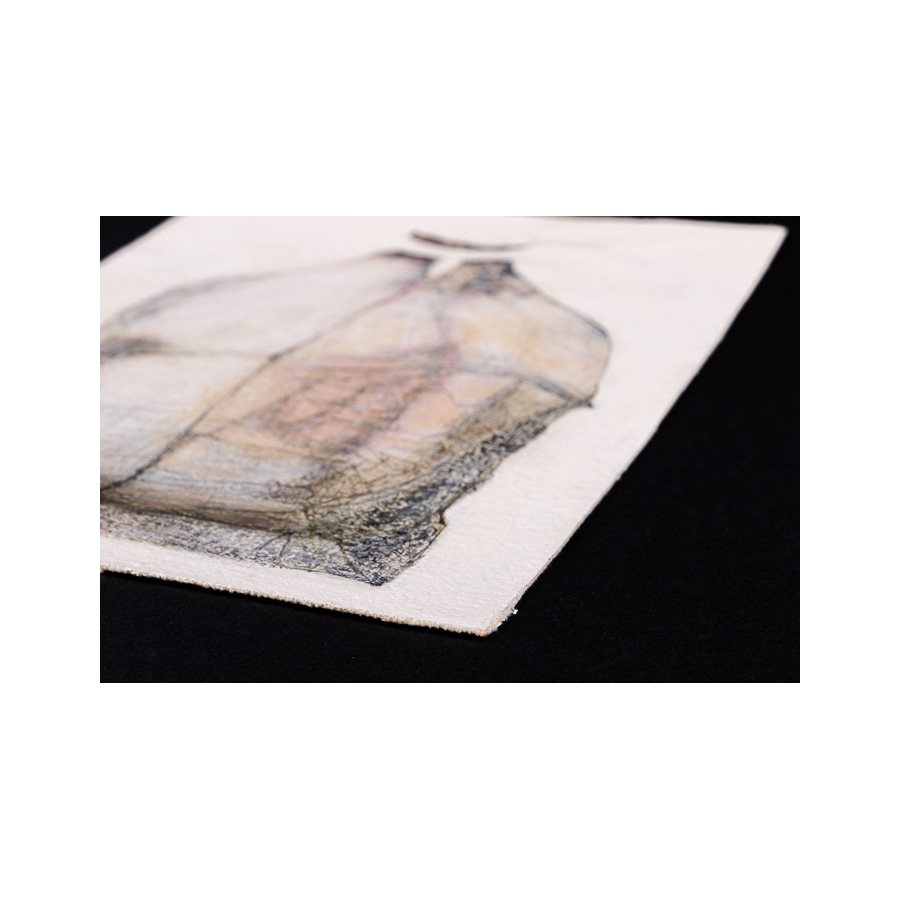 Les zencriers torses, acrylique encre crayon, sous-plastique Les zencriers torses, acrylique encre crayon, sous-plastique