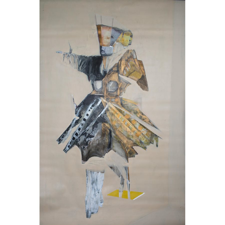 L'âme dansante, toile libre grand format L'âme dansante, toile libre grand format
