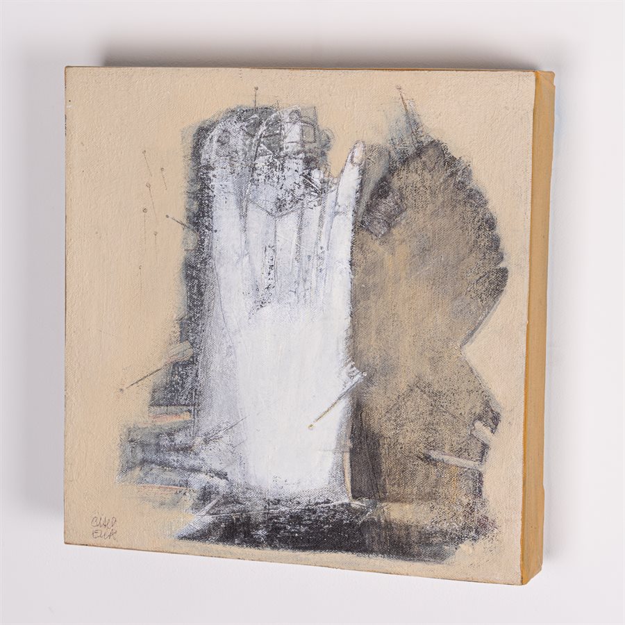 Liens cousus, acrylique et crayon, marouflé sur toile Liens cousus, acrylique et crayon, marouflé sur toile