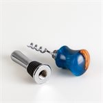 Bouchon / tire-bouchon 2 en 1 – Loupe de cerisier et résine 2