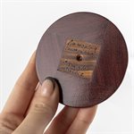 Coupe à vin rouge en verre avec base en bois - 20 oz - Modèle 12