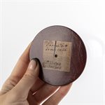 Coupe à vin rouge en verre avec base en bois - 20 oz - Modèle 7