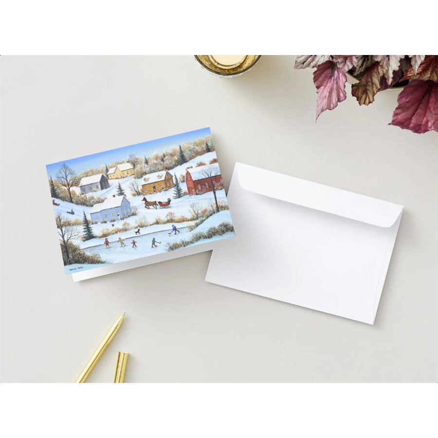 Carte de souhaits - Une belle journée d'hiver Carte de souhaits - Une belle journée d'hiver