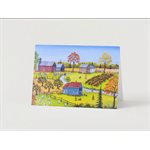 Greeting Card - Pumpkin Field Greeting Card - Pumpkin Field