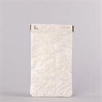 Étui porte-tout, petit format, modèle @, blanc et gris