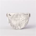 Portemonnaie en tyvek, modèle diamant, argent et gris