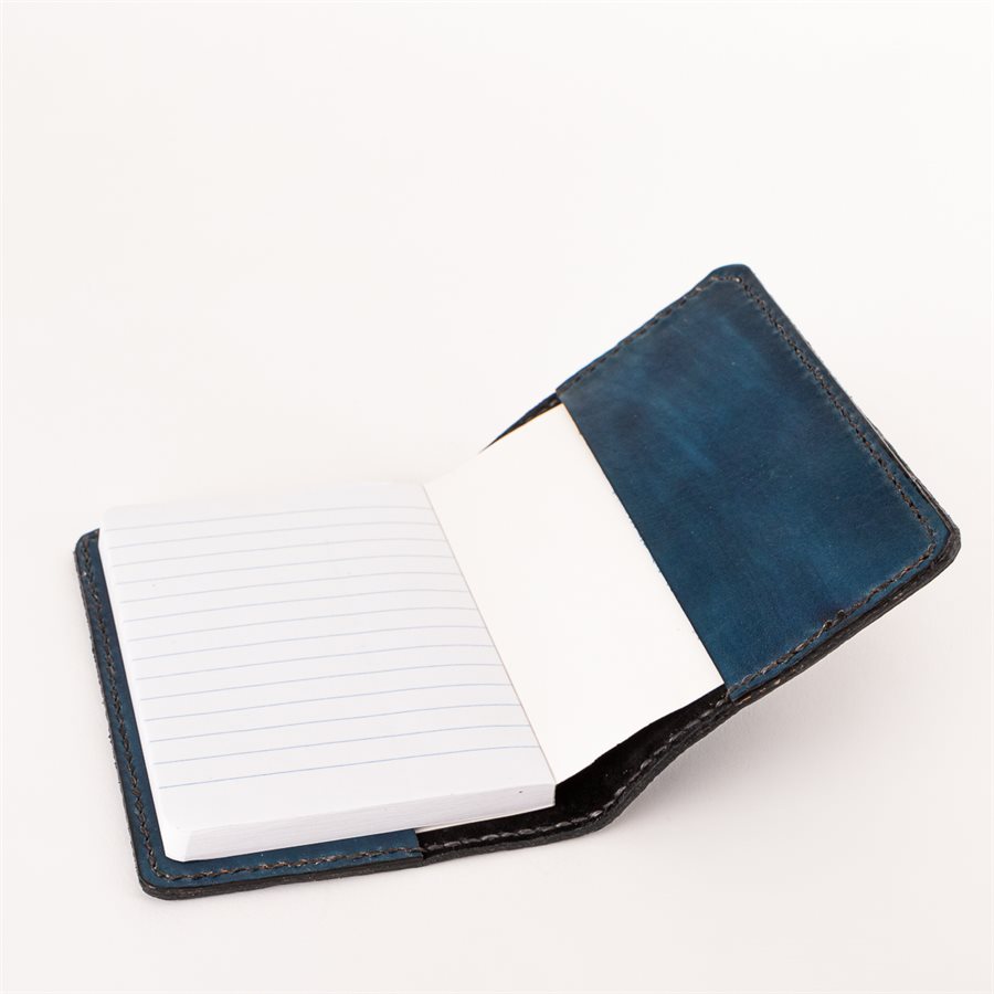 Couvre-carnet, modèle tortue bleue Couvre-carnet, modèle tortue bleue