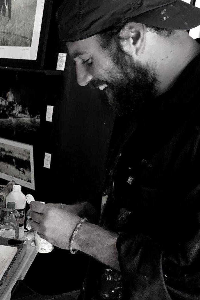 Portrait of the painter LÉNIÈME Portrait of the painter LÉNIÈME